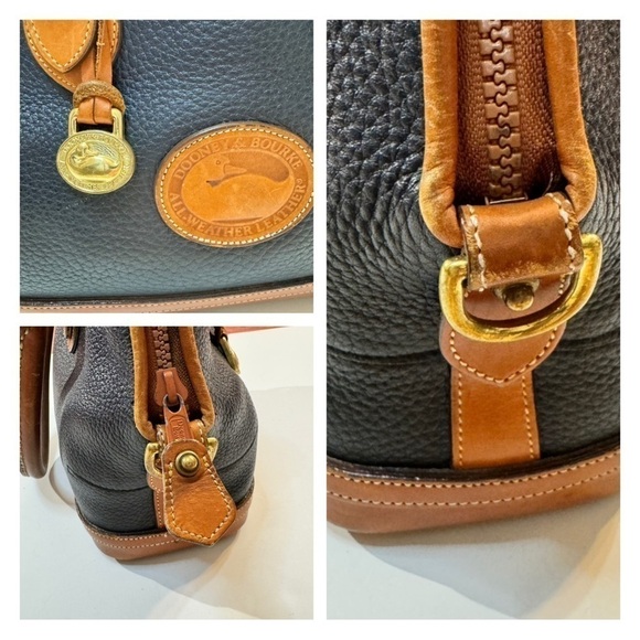 Vintage Dooney and Bourke Norfolk Collection
All-Weather Leather Bag Blue - Picture 14 of 16